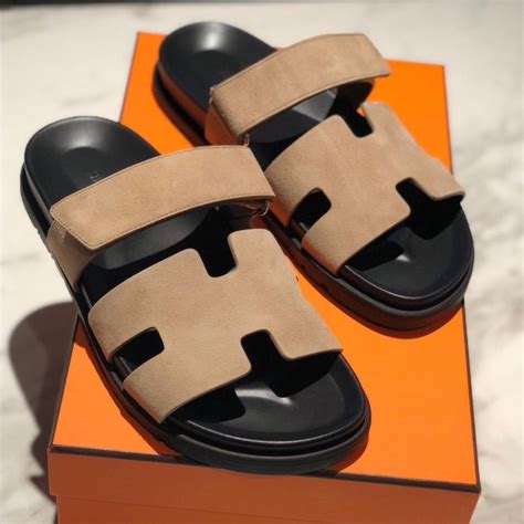 hermes men's sandals street style